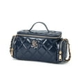 thumbnail image 1 of MKF Collection Fortuna Women’s Vegan Leather Vanity Crossbody Purse by Mia K- Navy, 1 of 7