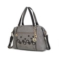 thumbnail image 1 of MKF Collection Large Francis Tote Bag for women, Vegan Leather Shoulder bag Dark Grey handbags Purses by Mia K, 1 of 7