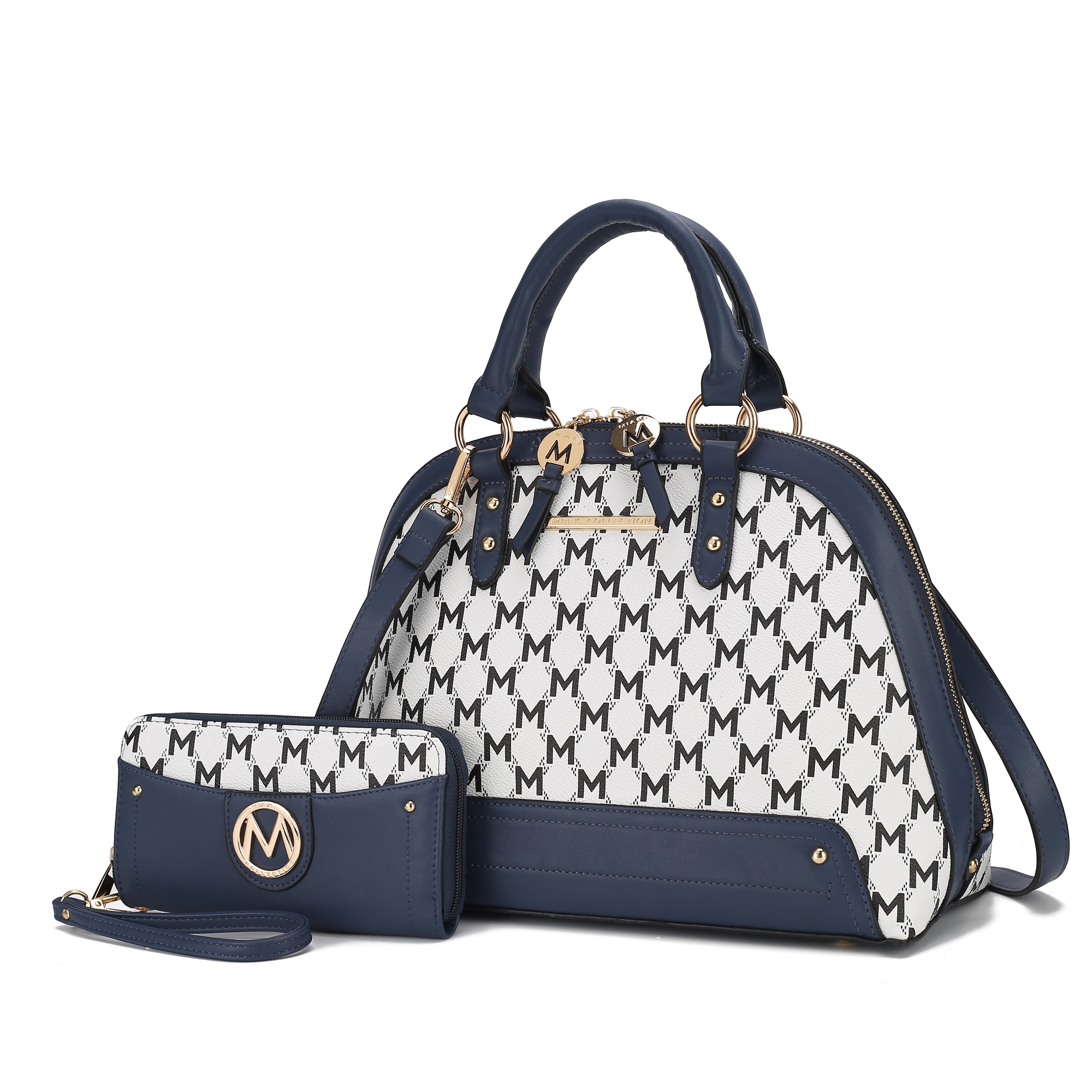 MKF Collection by Mia K. Frida Vegan Leather Women’s Satchel with matching Wallet