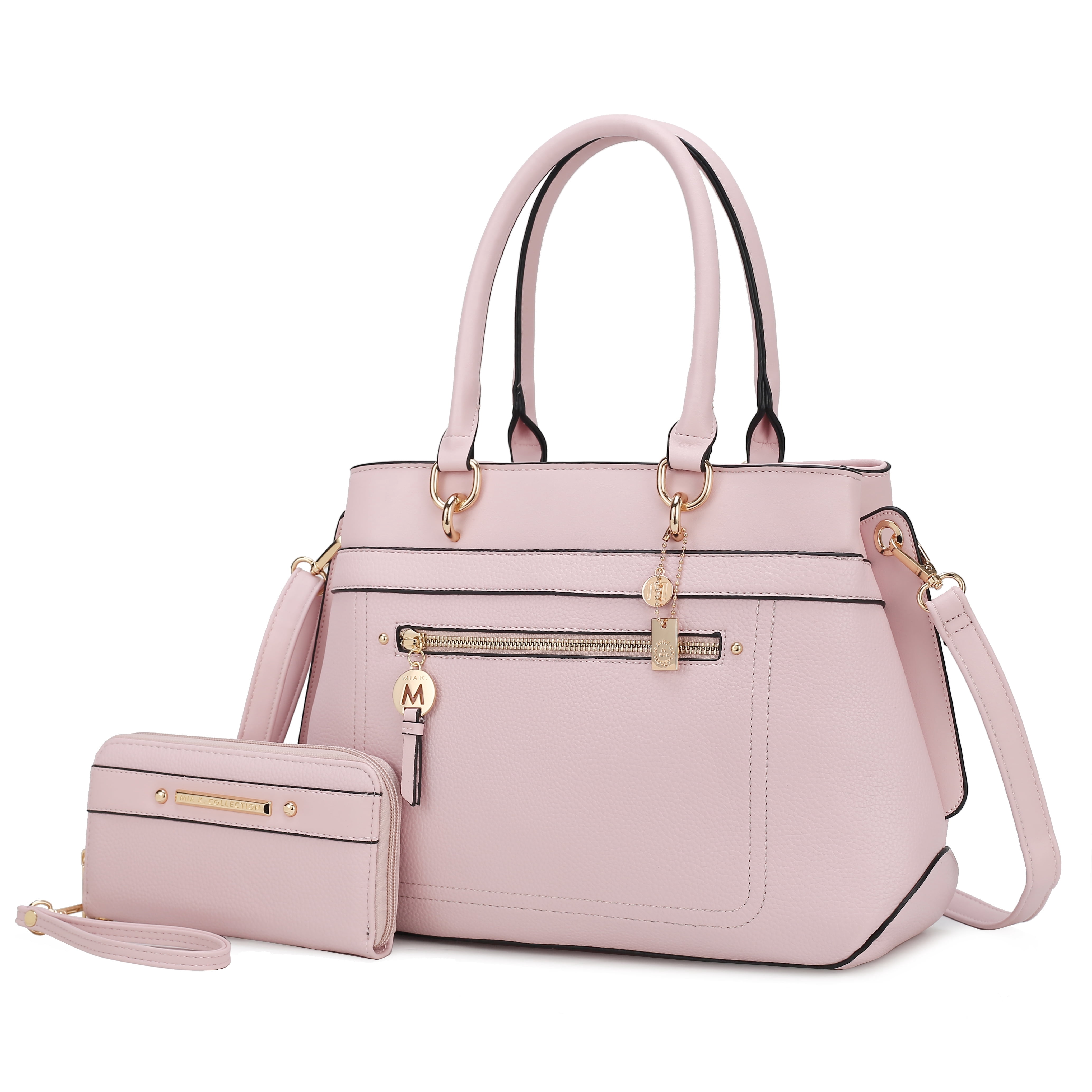MKF Collection Gardenia Vegan Leather Women's Tote Bag & Wallet