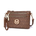 thumbnail image 1 of MKF Collection Geneve Womens Crossbody Bag Faux Leather Gold Tone Details, 1 of 8