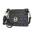 thumbnail image 1 of MKF Collection Geneve Womens Crossbody Bag Faux Leather Gold Tone Details, 1 of 8