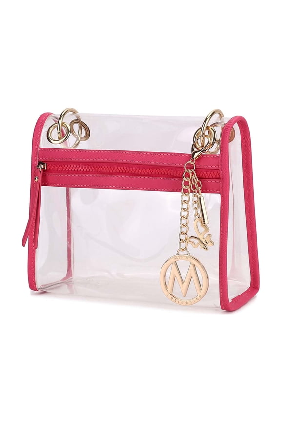 Gia Crossbody Bag Handbag purse by Mia K - Fuchsia