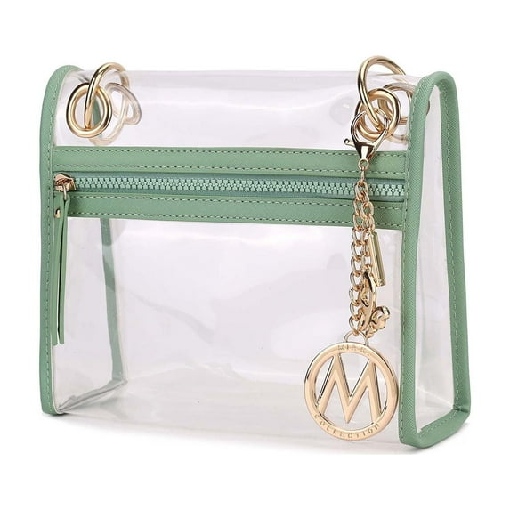 MKF Collection Gia Crossbody Bag Handbag purse by Mia K -Light Green