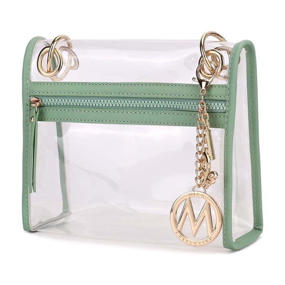 MKF Collection Gia Crossbody Bag Handbag purse by Mia K -Light Green