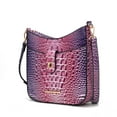 thumbnail image 1 of MKF Collection Giovana Women's Crossbody Bag, Gradient Crocodile Vegan Leather Handbag by Mia K - Pink, 1 of 6