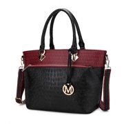 Grace Women's tote Bag, Croco Vegan Leather Shoulder Bag Handbag Purse by Mia K