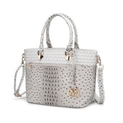 Grace Women's tote Bag, Croco Vegan Leather Shoulder Bag Handbag Purse by Mia K