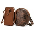 thumbnail image 1 of MKF Collection Hailey Women Smartphone Convertible Crossbody Bag by Mia K - Cognac Brown, 1 of 10