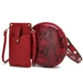 thumbnail image 1 of MKF Collection Hailey Women Smartphone Convertible Crossbody Bag by Mia K - Wine Red, 1 of 10