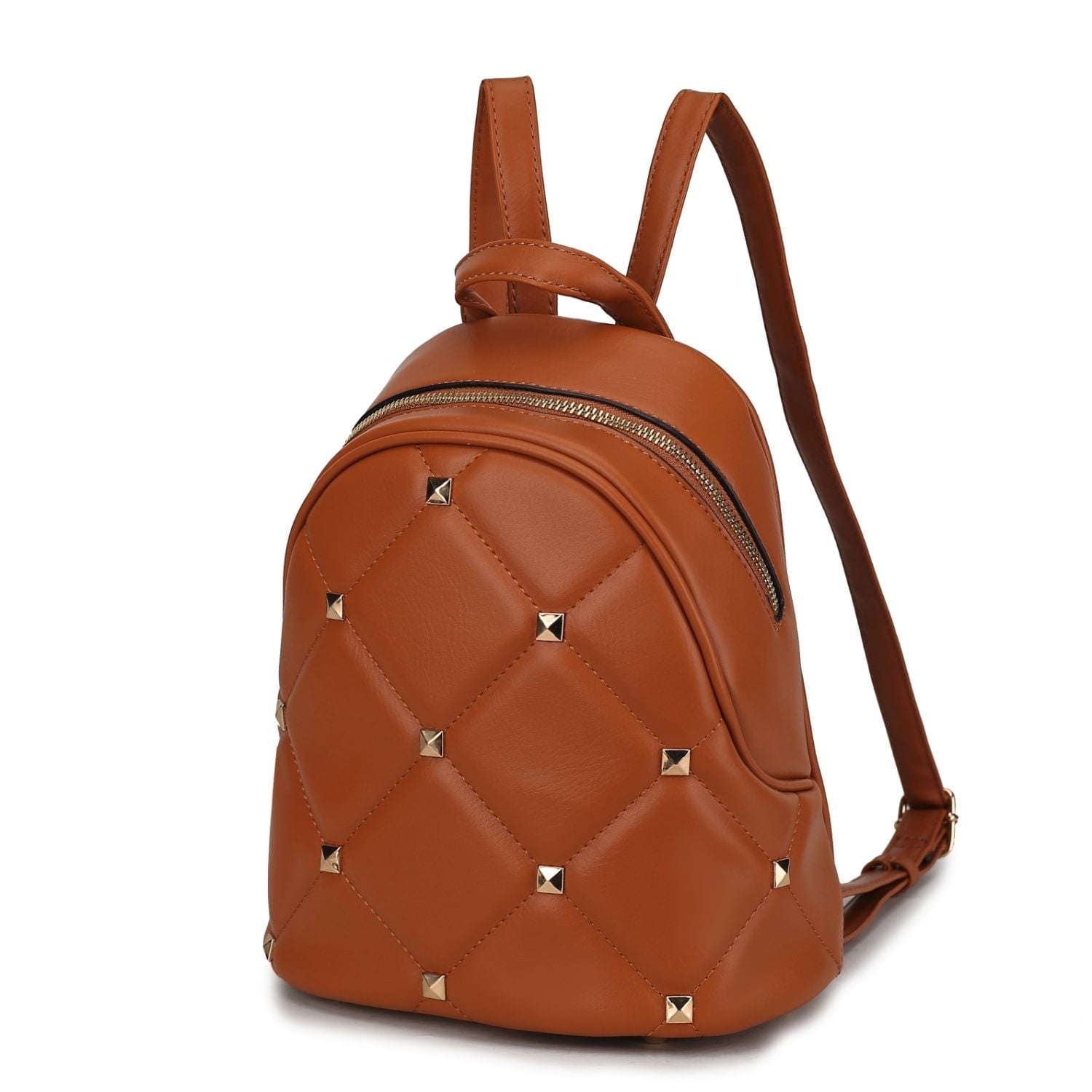 Backpack Purse With 2 Water Bottle Pockets, Vegan Leather Bag the LENOX  Vegan Purse in 4 Colors 