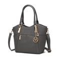 thumbnail image 1 of MKF Collection Hazel Vegan Leather Women's Tote Bag, Functional Shoulder Purse Handbag by Mia K - Gray, 1 of 7