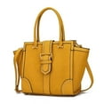 thumbnail image 1 of MKF Collection Ilana Women's Studded Vegan Leather Satchel Crossbody Handbag by Mia K. - Mustard, 1 of 10