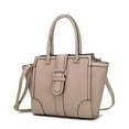 thumbnail image 1 of MKF Collection Ilana Women's Studded Vegan Leather Satchel Crossbody Handbag by Mia K. - Taupe, 1 of 10