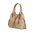 thumbnail image 1 of MKF Collection Jane Women's Shoulder Bag, Vegan Leather Hobo Bag Bucket Bag Handbag Purse by Mia K. - Beige, 1 of 7