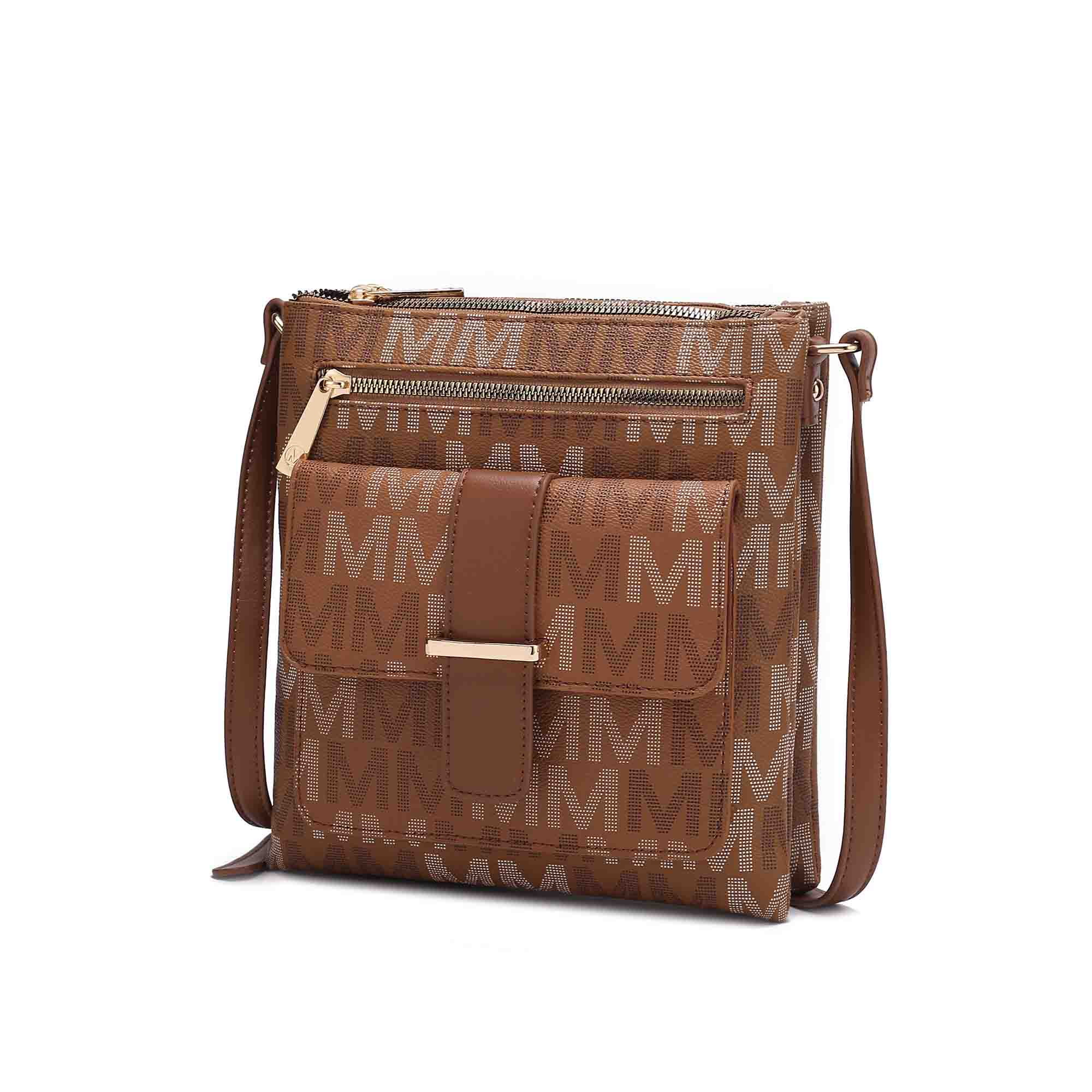 MKF Women's Crossbody Bag - Adjustable Strap, PU Leather, Multiple Pockets, Compact Purse - View #11