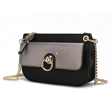MKF Collection Jill Crossbody Handbag for Women Vegan Leather Medium Messenger Handbag by Mia K.