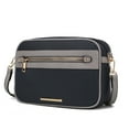 thumbnail image 1 of MKF Collection Jimena Women's Crossbody Bag Nylon Vegan Leather Shoulder Bag by Mia K - Charcoal Light Gray, 1 of 8