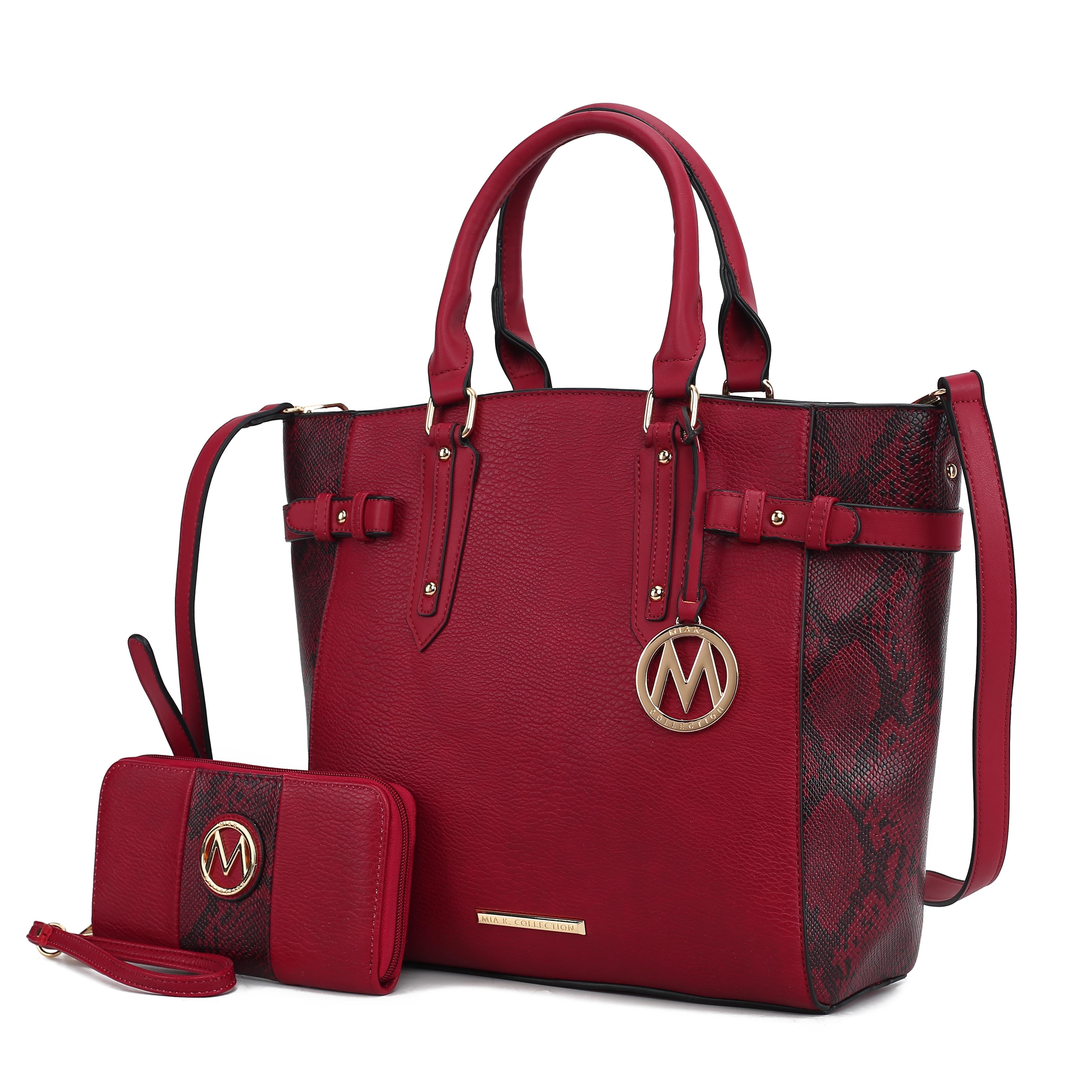 MKF Collection Joelle Women's Faux-Snake Embossed Handbag Tote bag