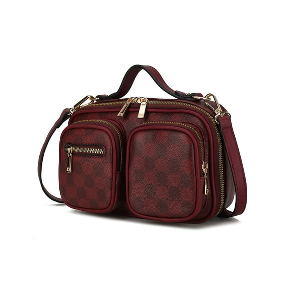 MKF Collection Jolene Women's Crossbody Bag, Vegan Leather Shoulder Bag Handbag Purse by Mia K