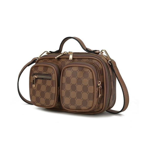 MKF Collection Jolene Women's Crossbody Bag, Vegan Leather Shoulder Bag Handbag Purse by Mia K