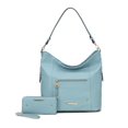 thumbnail image 1 of MKF Collection Jordina Vegan Leather Women's Shoulder Bag & Wristlet Wallet 2 pcs, Functional Purse Hobo Handbag by Mia K, 1 of 6