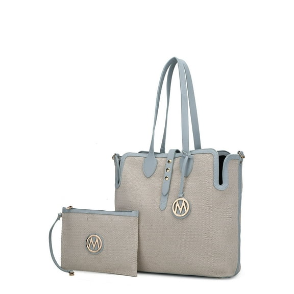 MKF Collection Juliana Women's Tote Bag With Wristlet,Vegan Leather Shoulder Bag Handbag Purses 2pcs by Mia K