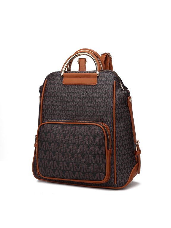June Women’s Backpack, M Signature Vegan Leather Daypackpack For Travel by Mia K