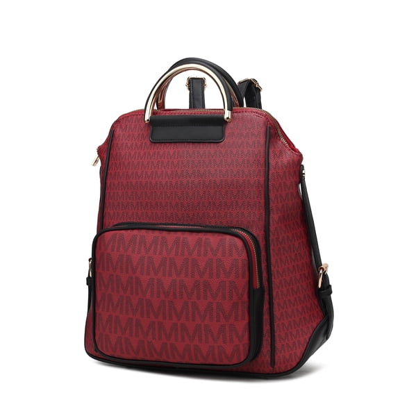 MKF Collection June Women’s Backpack, M Signature Vegan Leather Daypackpack For Travel by Mia K