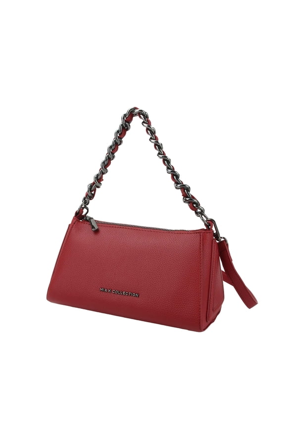 Kayren Solid Shoulder Bag Women's Crossbody Bag Handbag Purse by Mia K