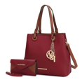 thumbnail image 1 of MKF Collection Kearny Vegan Leather Women's Tote Bag with Wallet by Mia K- 2 pieces, 1 of 51