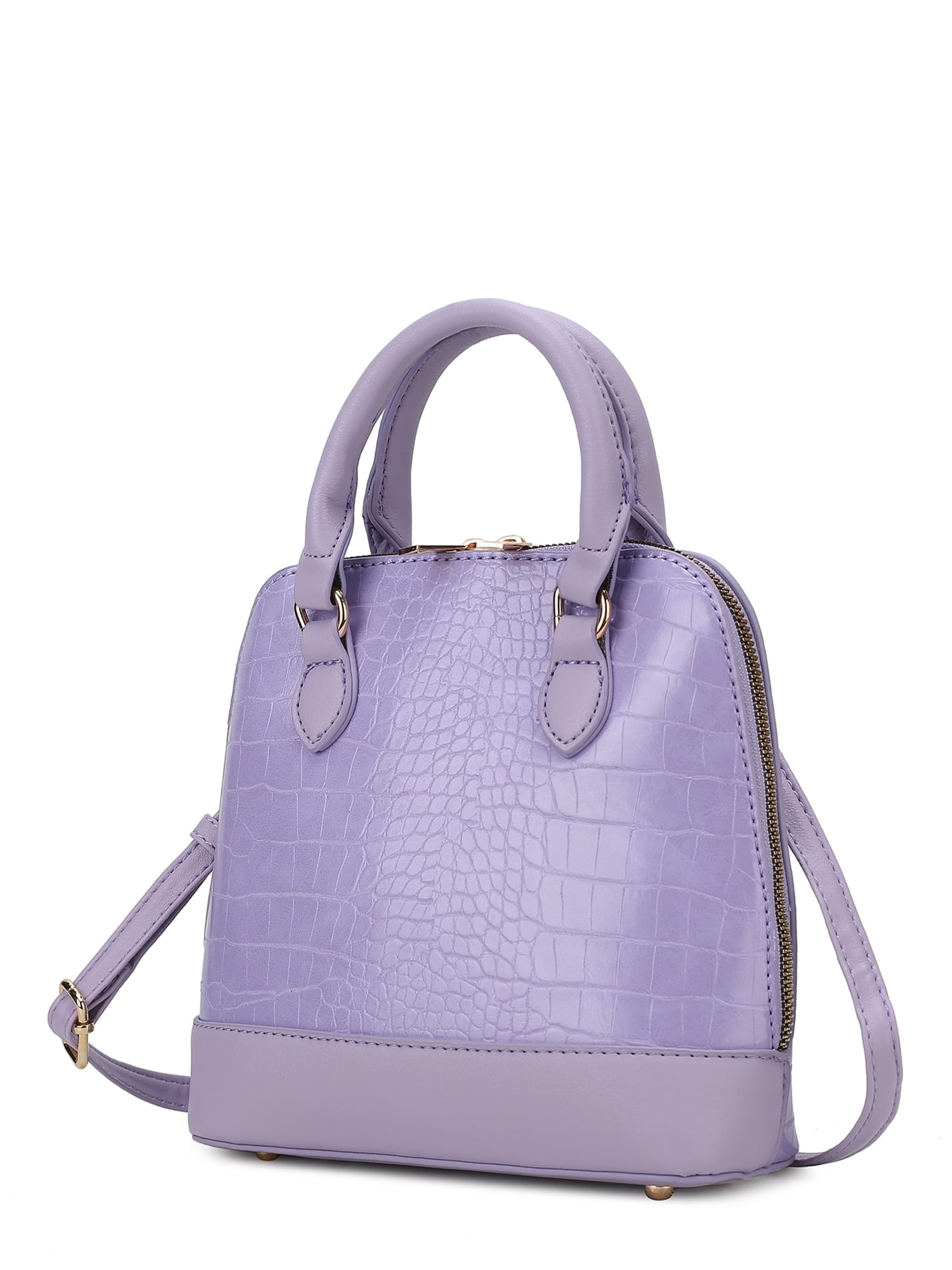 Satchel Bag Women's Vegan Leather Crocodile-Embossed Pattern  With Top Handle Large Shoulder Bags Handbags (Blue) : Clothing, Shoes &  Jewelry