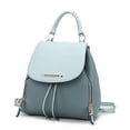 thumbnail image 1 of MKF Collection Kimberly Vegan Leather Women's Backpack, Fashionable Bookbag Purse Handbag by Mia K - Denim Light Blue, 1 of 7