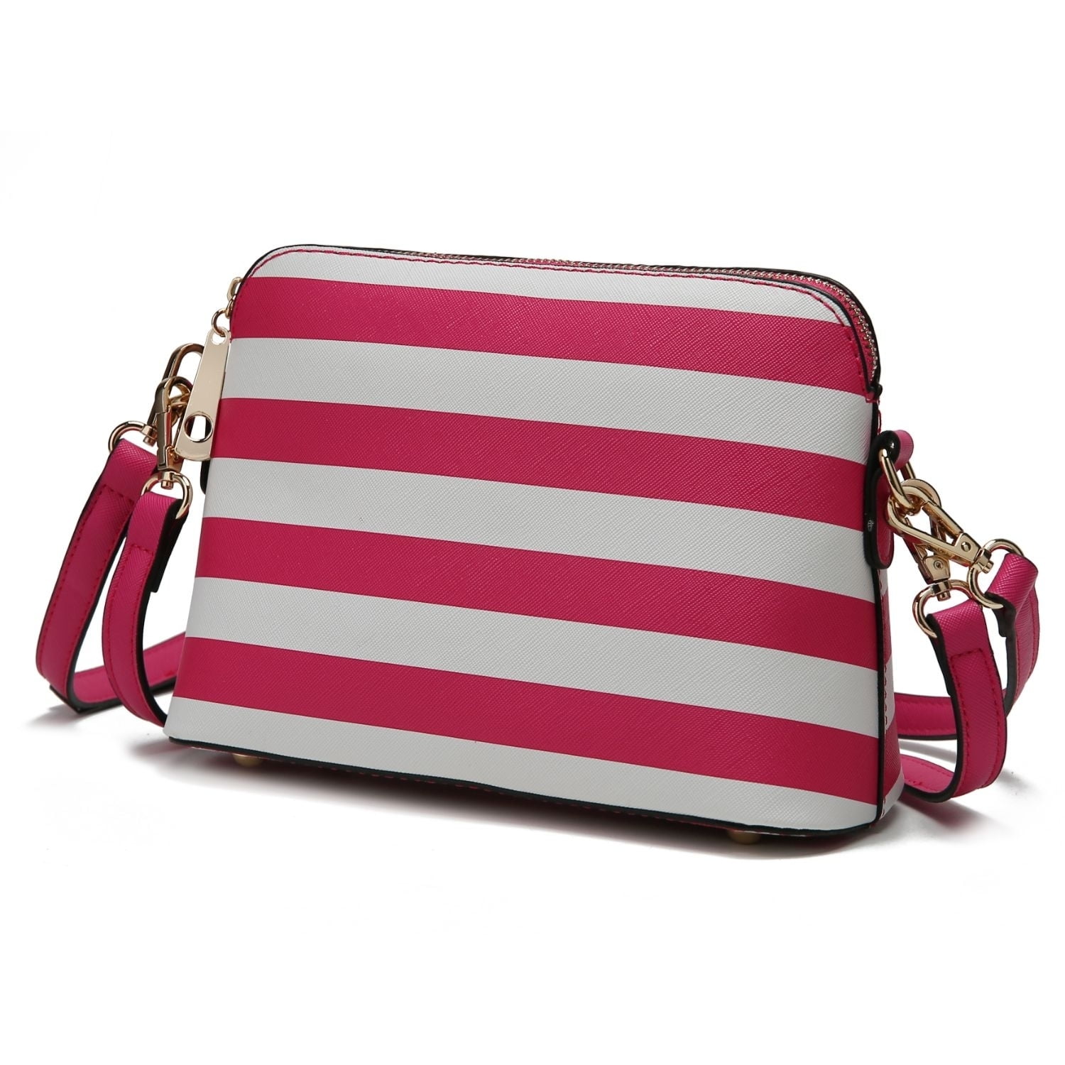 MKF Collection Kimmy Striped Crossbody Handbag by Mia K.