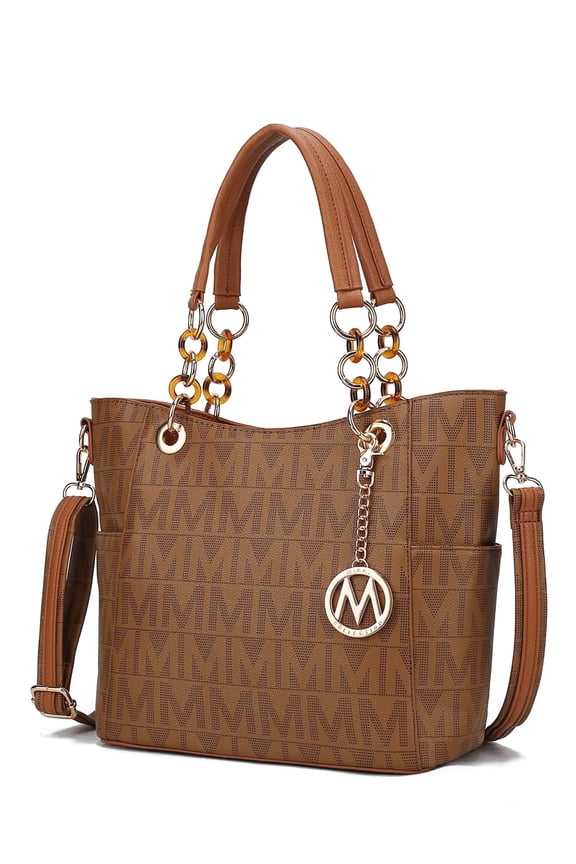 Kissaten Shoulder Bag for Women, Vegan Leather Handbag Purse Top-Handle Crossbody Bag Tote Bag by Mia K