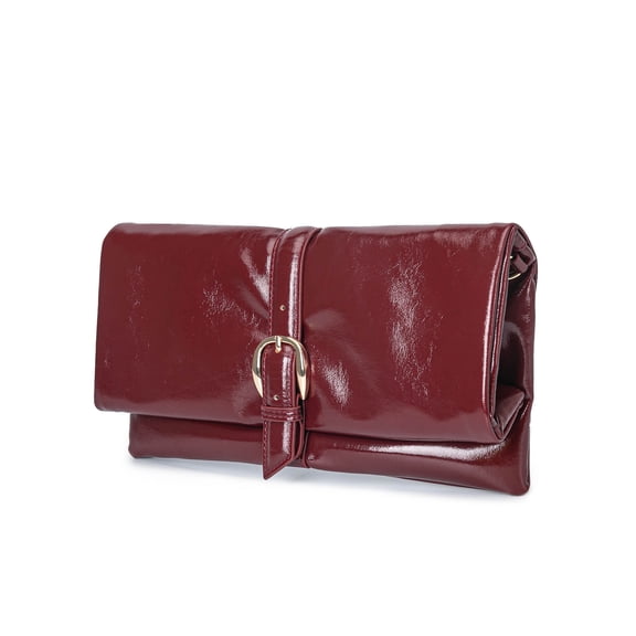 MKF Collection Koumei Women's Clutch Bag by Mia K- Wine