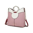 thumbnail image 1 of MKF Collection Kylie Women's Top Handle Vegan Leather Satchel Crossbody Handbag by Mia K. - Blush, 1 of 7