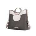 thumbnail image 1 of MKF Collection Kylie Women's Top Handle Vegan Leather Satchel Crossbody Handbag by Mia K. - Charcoal, 1 of 7