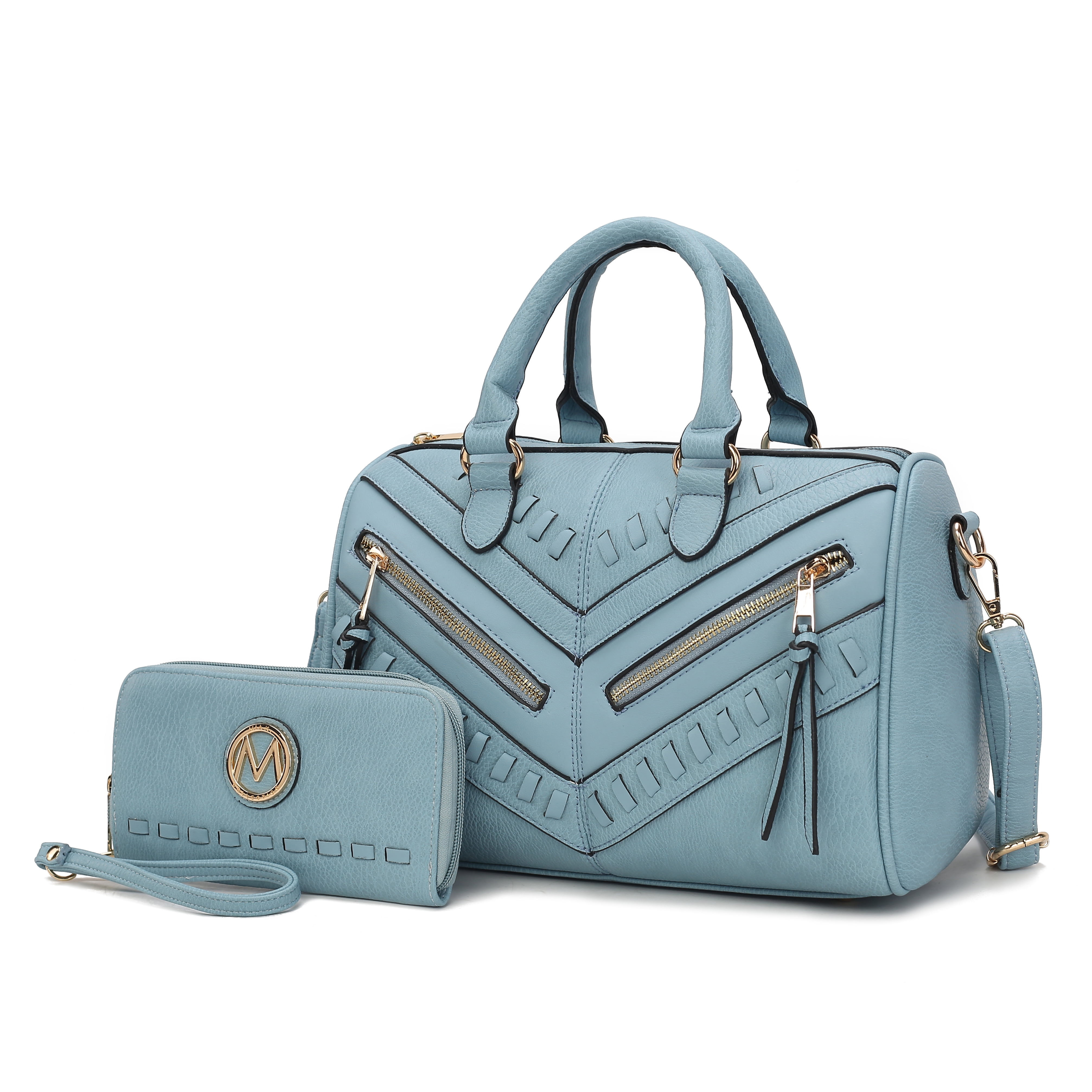 MKF Collection Lara Vegan Leather Women's Satchel Bag, Elegant