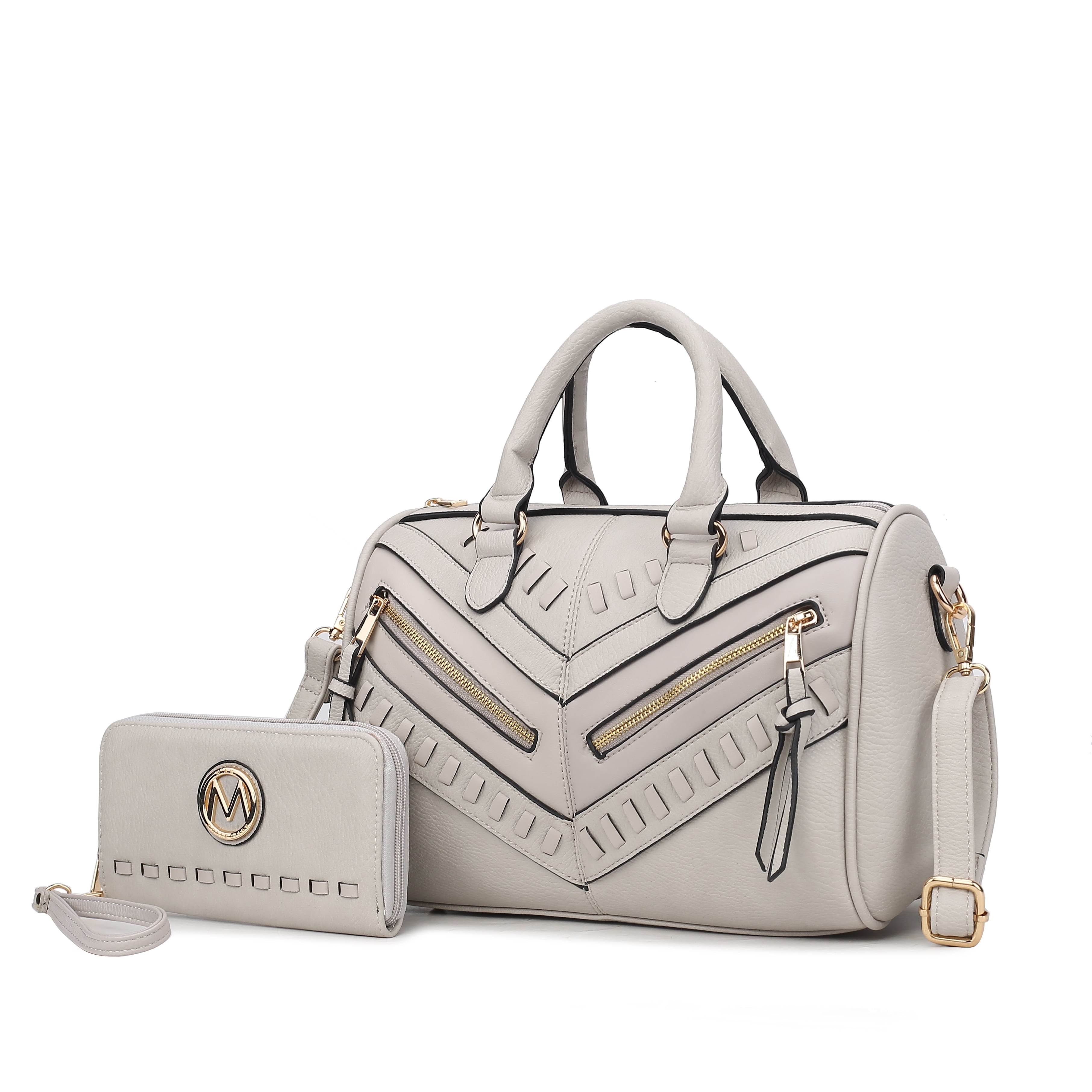 MKF Collection Lara Vegan Leather Women's Satchel Bag, Elegant