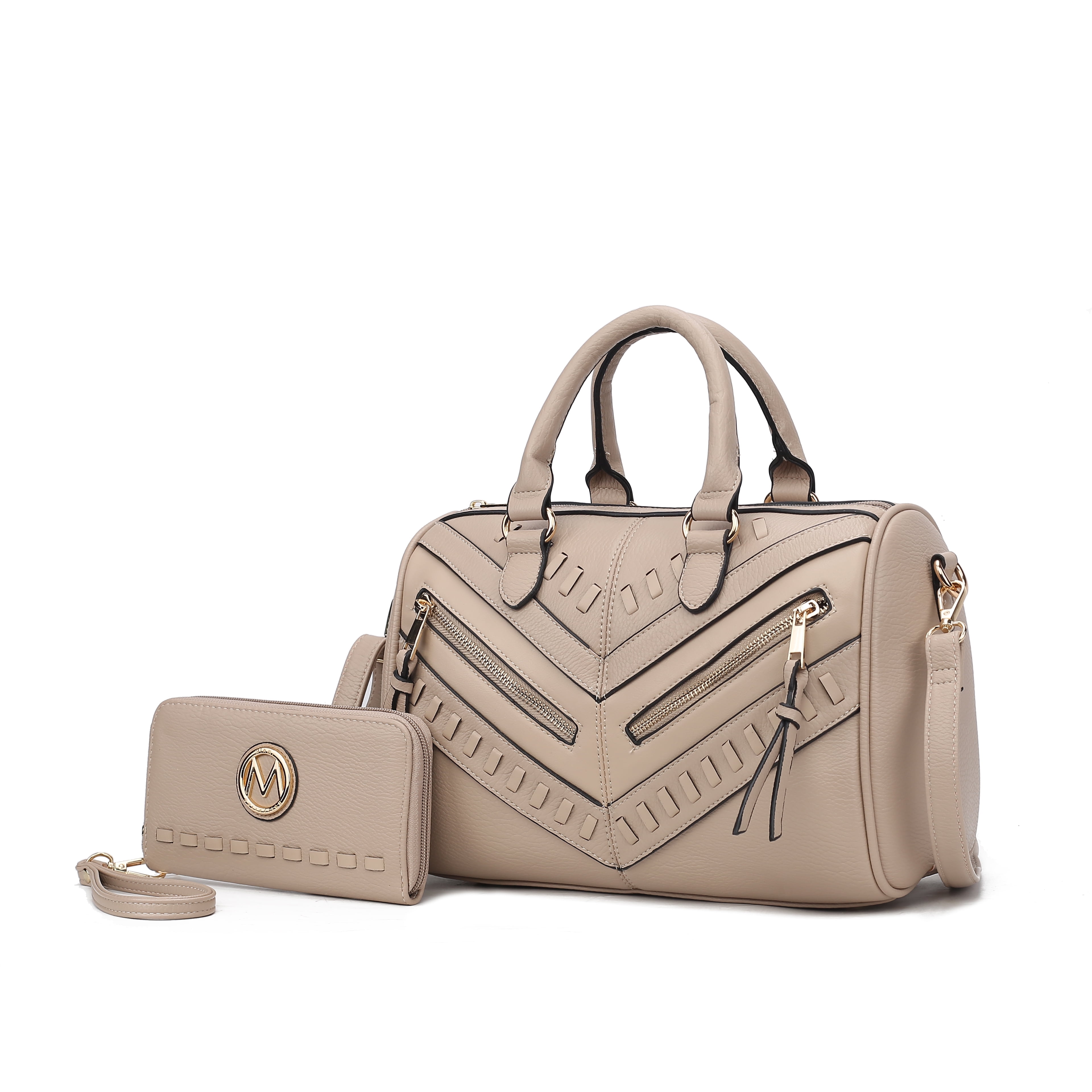 MKF Collection Lara Vegan Leather Women's Satchel Bag, Elegant