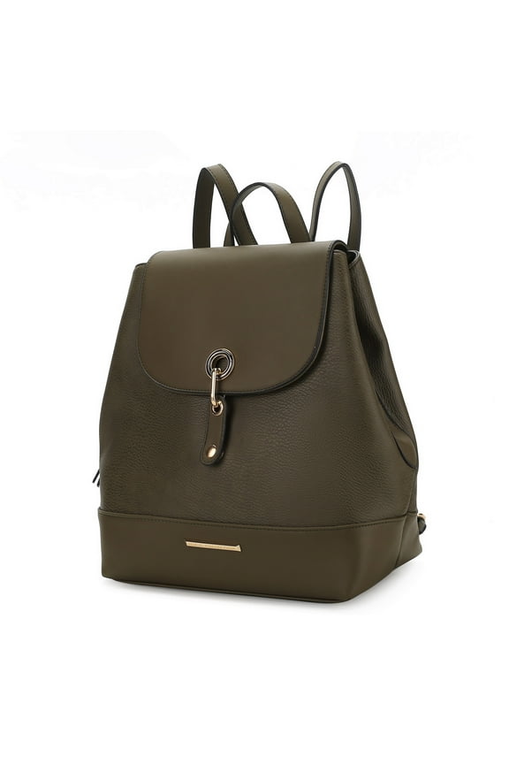 Laura Women's Backpack Purse, Vegan Leather Handbags for Travel, Work or School by Mia K