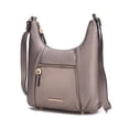 thumbnail image 1 of MKF Collection Lavinia Vegan Leather Women's Shoulder Bag, Classy Crossbody Purse Handbag by Mia K - Pewter, 1 of 10