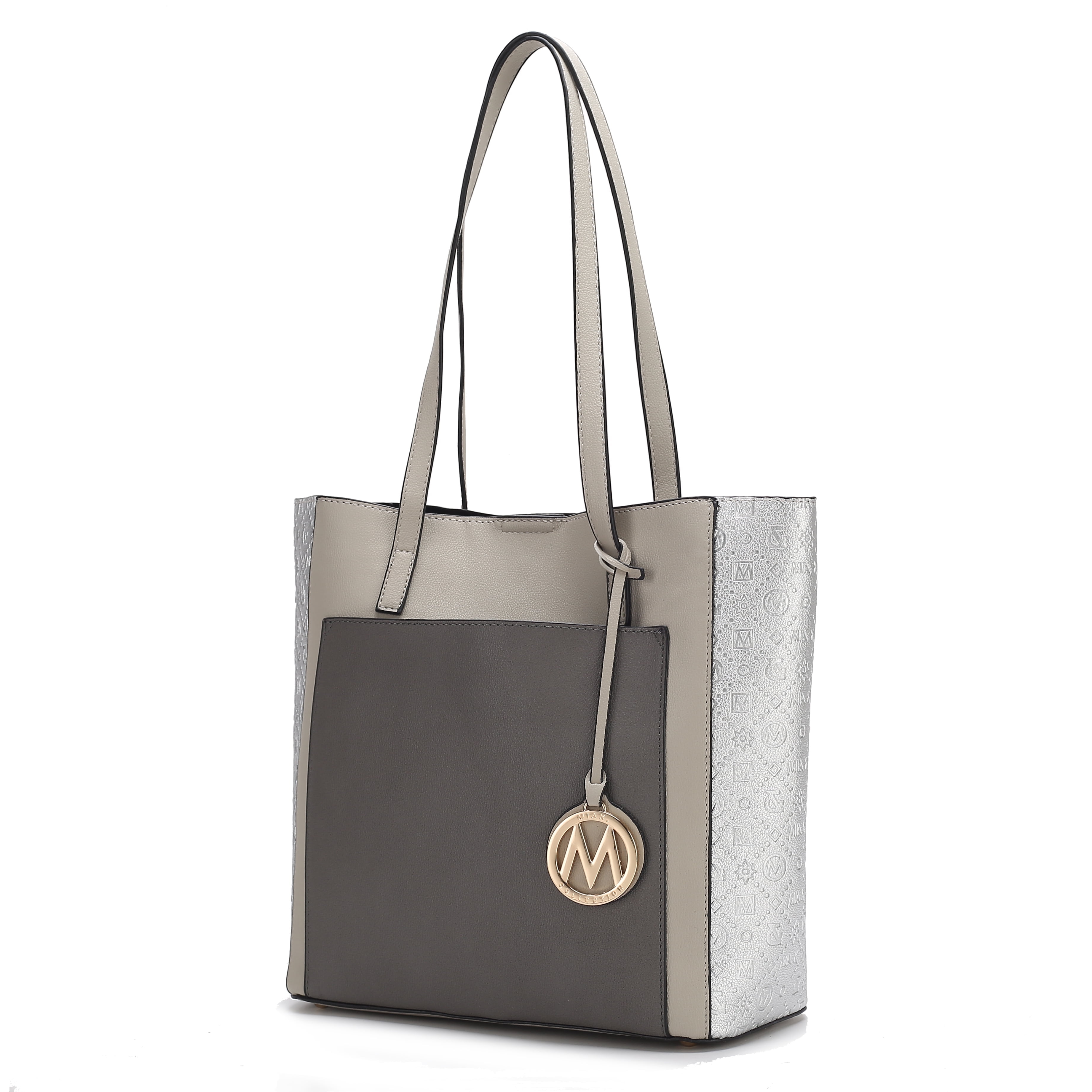 【PORTERNA】Beth Oven Tote Bag MKF Collection Leah Vegan Leather Women's Tote Bag, Color
