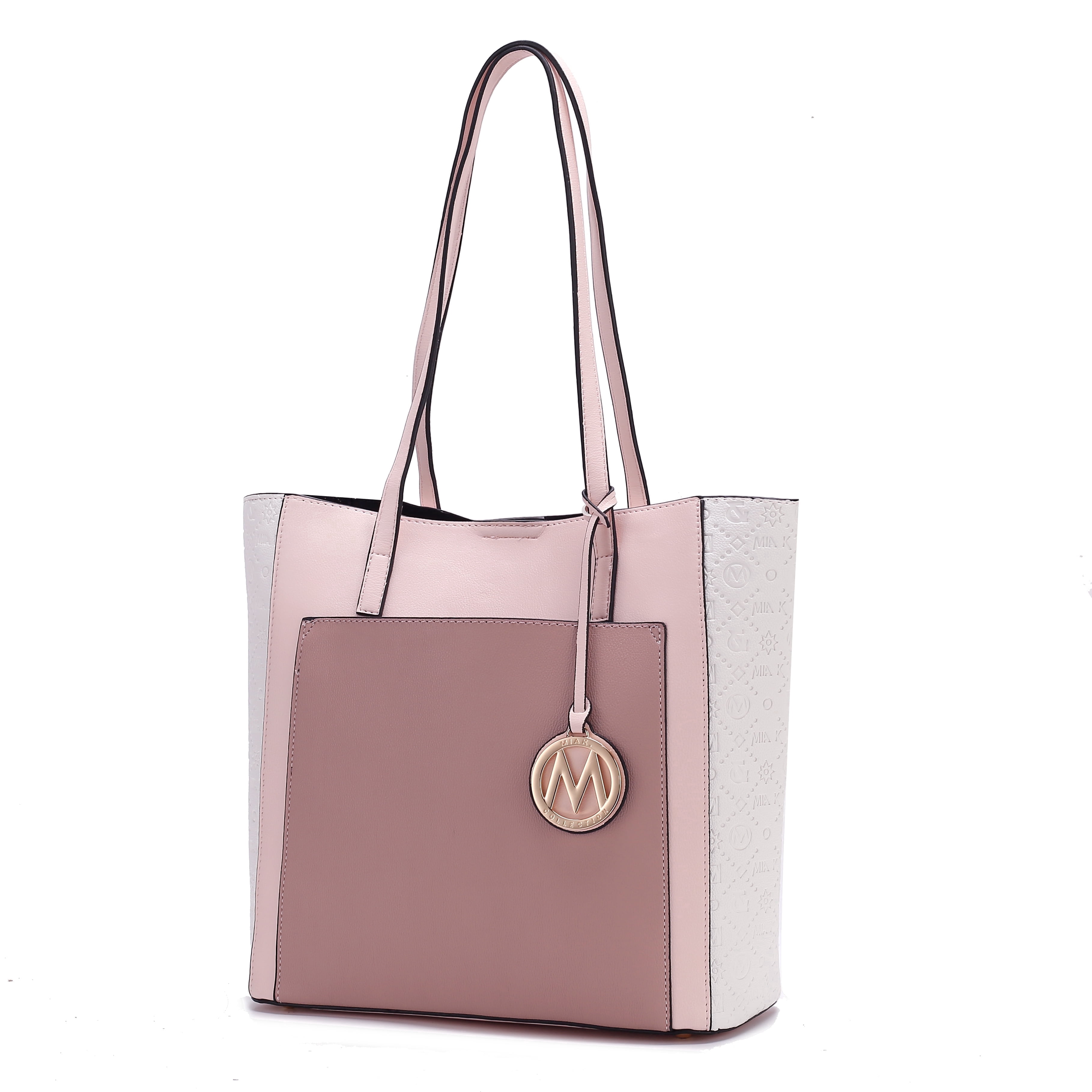 MKF Collection Lea Vegan Leather Women's Tote Bag, Lilac Shoulder