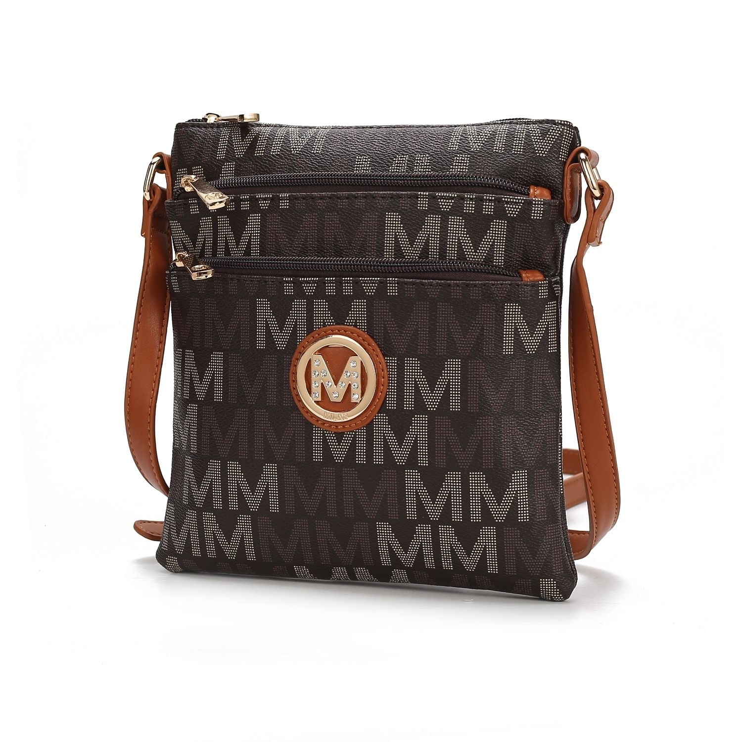 MKF Collection Gaia Milan M Signature Crossbody Handbag by Mia K