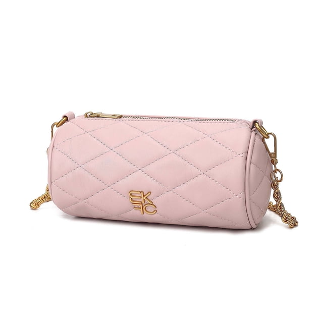 MKF Collection Lexa Crossbody Bag Women's Chain Strap Vegan Leather Shoulder Bag Handbag Crossover Bag Purse by Mia K