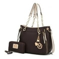 thumbnail image 1 of MKF Collection Lina Women's Tete Bag & Wallet Set,Vegan Leather Shoulder Bag Handbag Purse Set by Mia K. - Chocolate, 1 of 9