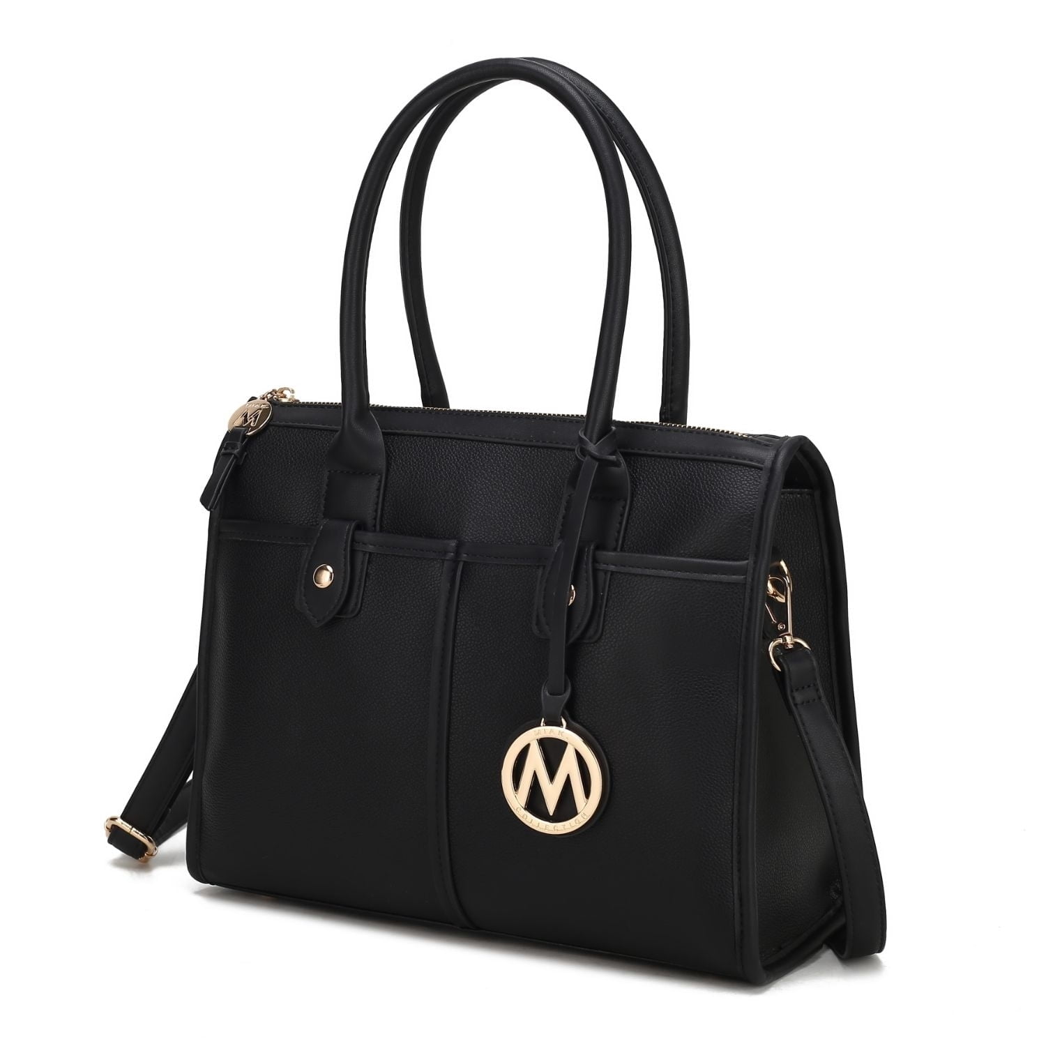 MKF Collection Satchel Bag For Women | Vegan Leather Crossbody Tote With Top Handle