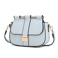 thumbnail image 1 of MKF Collection Londyn Vegan Leather Women's Shoulder Bag, Trendy Crossbody Purse Handbag by Mia K - Light Blue, 1 of 9